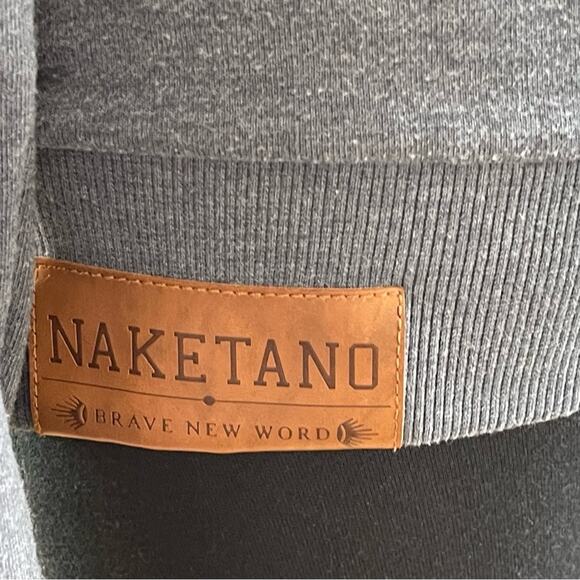 Naketano “Brave New World” Sweatshirt Hoodie, GorpCore, Outdoors, Hiking, Camp S - Picture 11 of 13